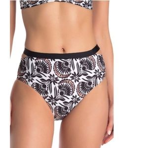 NWOT Ella Moss High Waist Swim Bikini Bottom